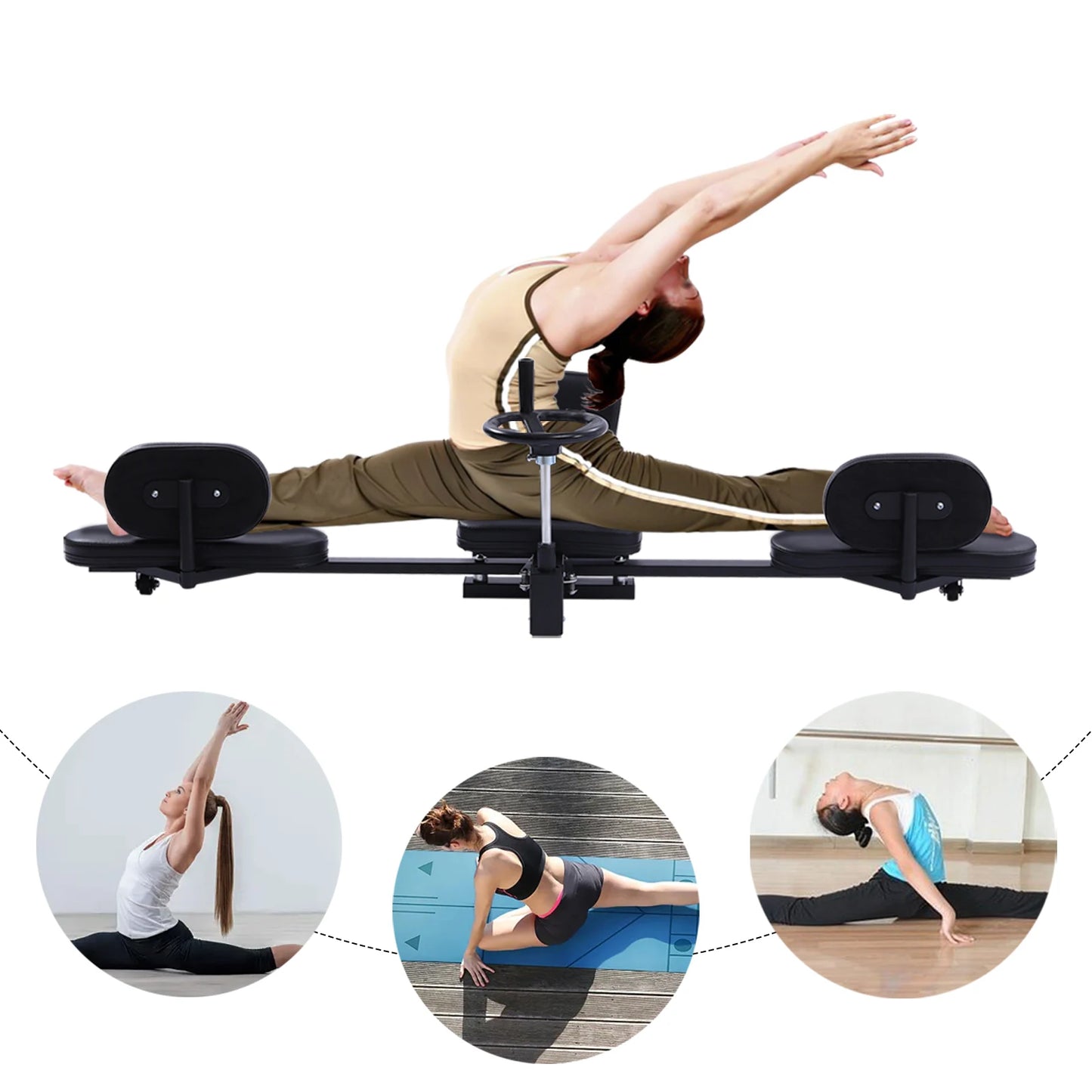300KG Leg Stretcher Stretching Machine Splits Machine Fitness Training Equipment