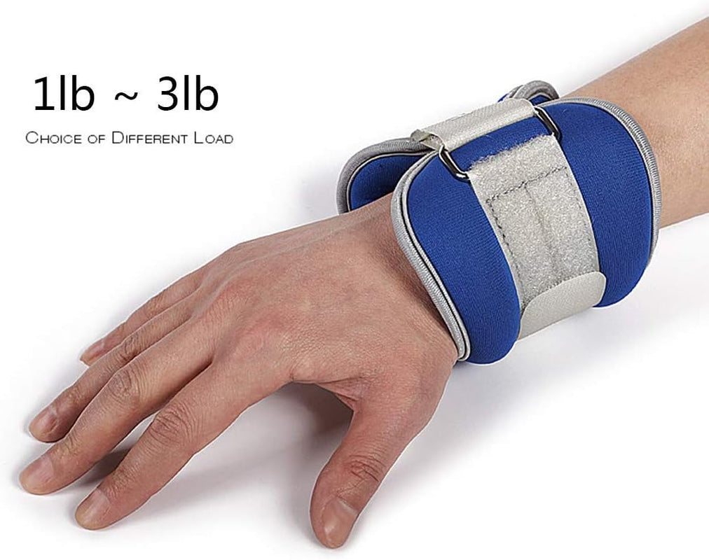 Wrist Weights Walking Hand Weights Arm Leg Weights for Men & Women - Fitness, Exercise, Walking, Jogging, Gymnastics, Aerobics, Gym, Physical Therapy