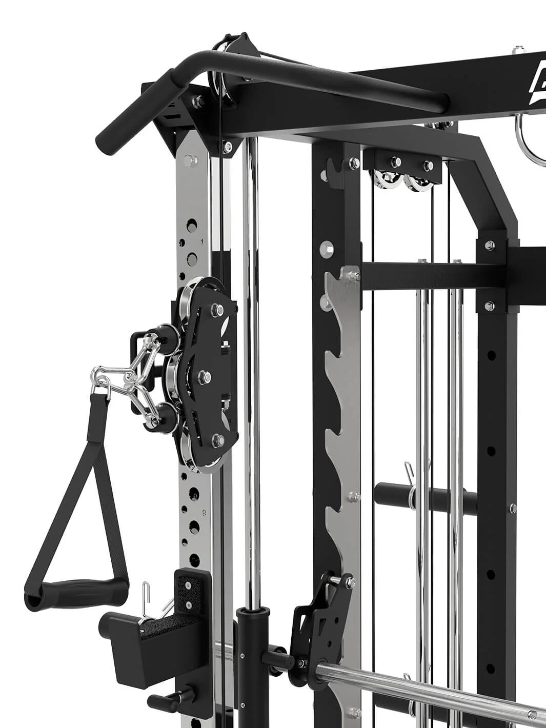 BLAZZED plus ALL-IN-ONE FUNCTIONAL TRAINER CABLE CROSSOVER CAGE HOME GYM W/ SMITH MACHINE