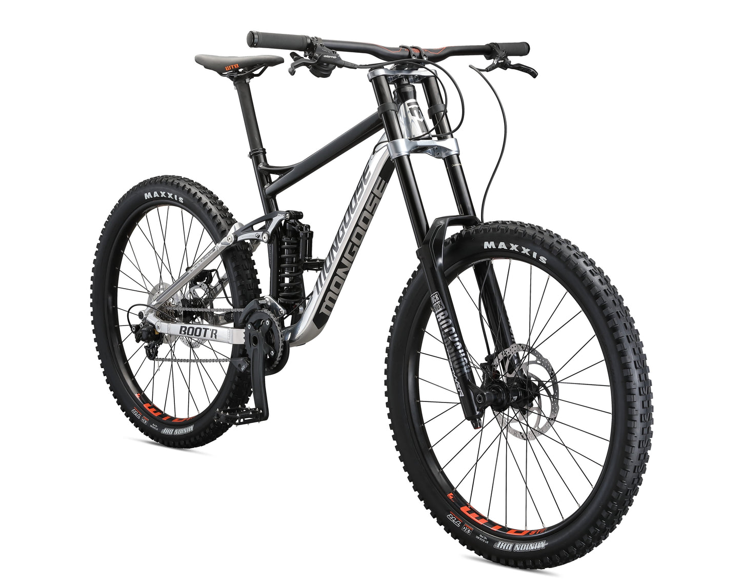 Boot'R Adult Unisex 27.5-In. Small Full-Suspension Mountain Bike, Black