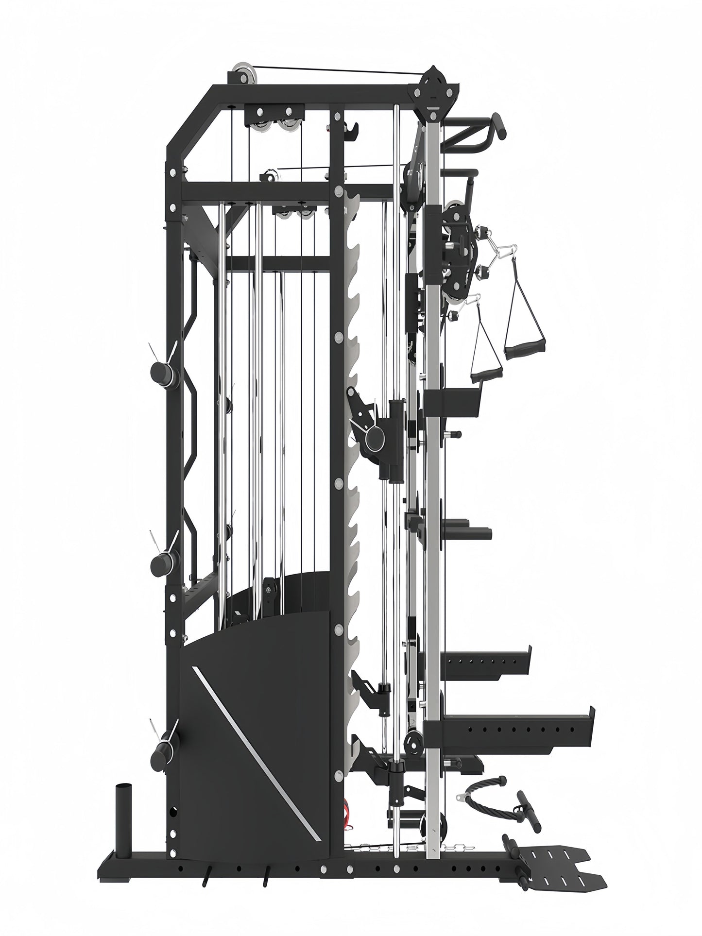 BLAZZED plus ALL-IN-ONE FUNCTIONAL TRAINER CABLE CROSSOVER CAGE HOME GYM W/ SMITH MACHINE
