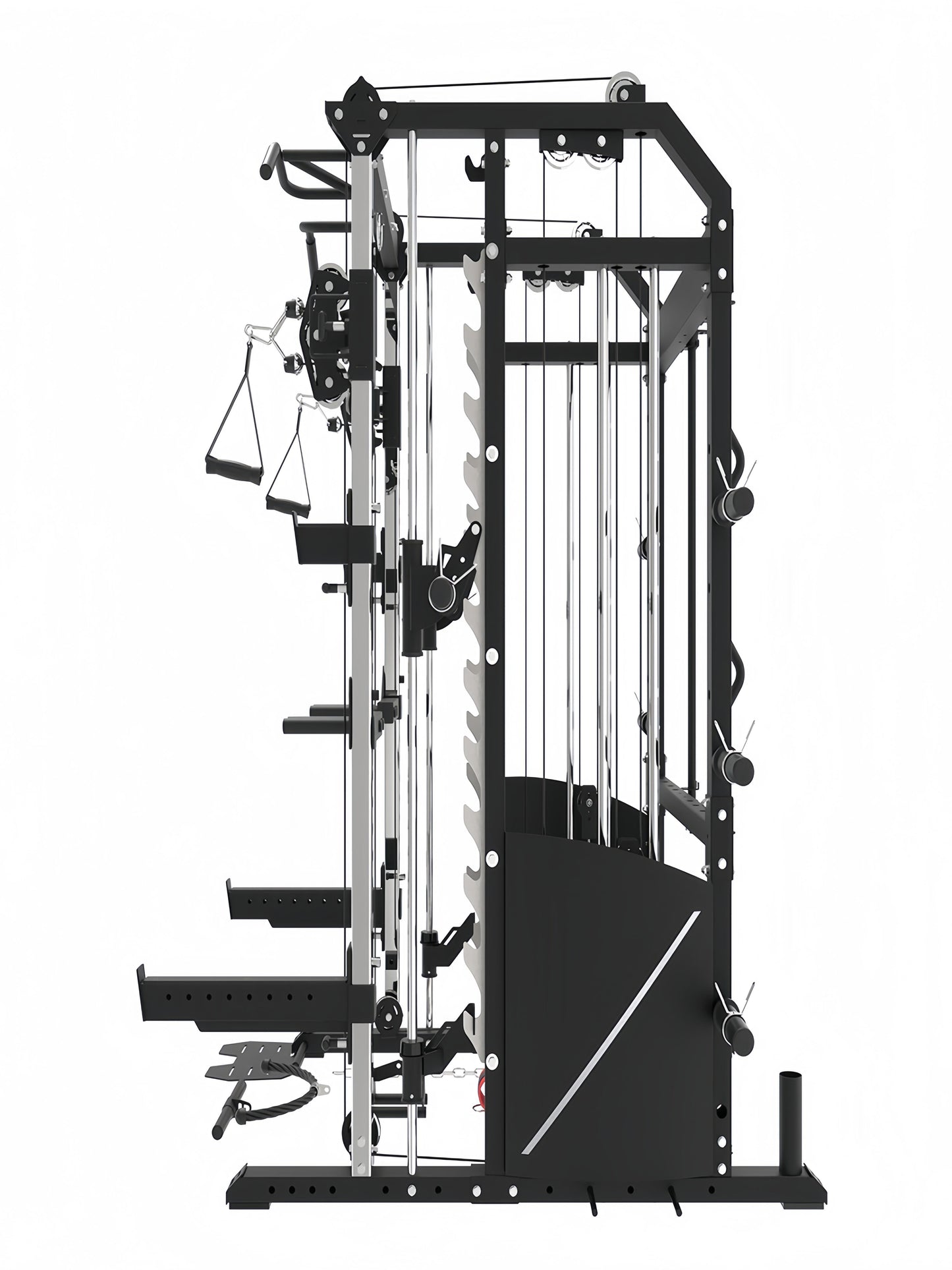 BLAZZED plus ALL-IN-ONE FUNCTIONAL TRAINER CABLE CROSSOVER CAGE HOME GYM W/ SMITH MACHINE