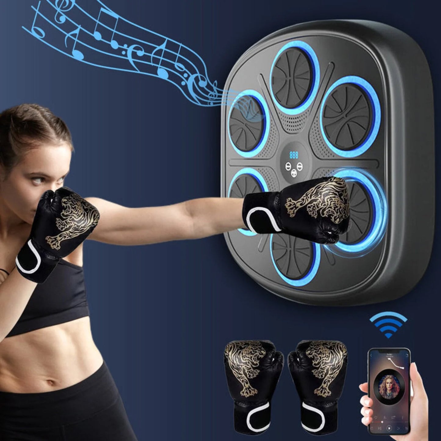 Boxbeat Pro™ Music Boxing Machine by Sculptic