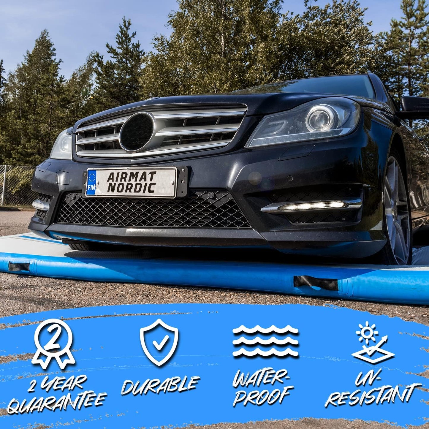 Carbon Air Mat Tumble Track 10Ft/13Ft/16Ft/20Ft/26Ft with Electric Air Pump, Inflatable Gymnastics Mat for Home, Best for Gymnastics, Cheerleading, Tumbling Mat