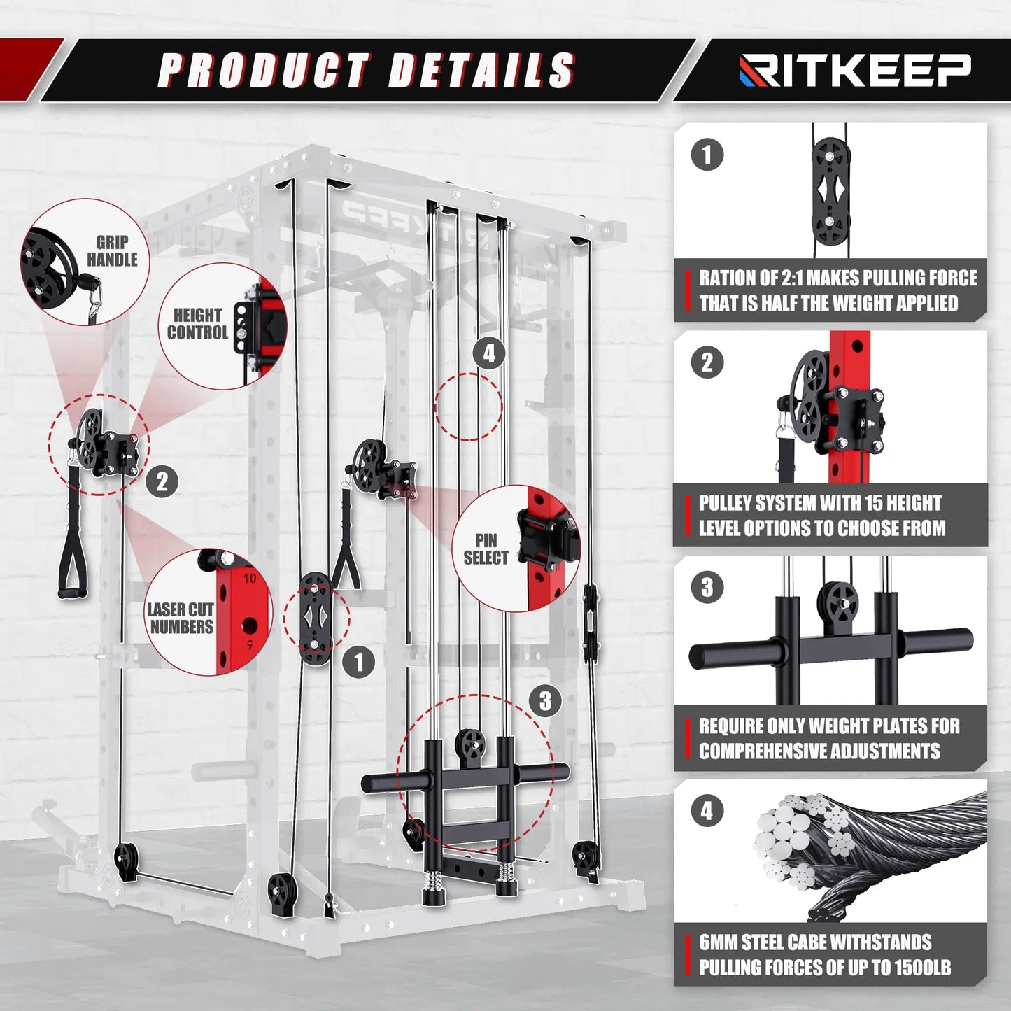 Destroyer M10 ALL-IN-ONE Power Rack Fitness Equipment Package