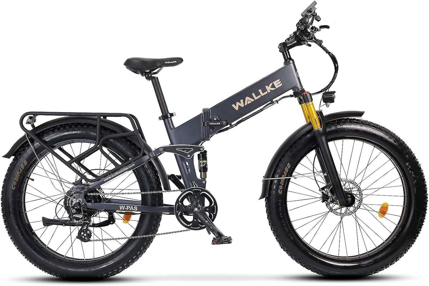 X3 Pro Electric Bike for Adults Folding 750W-Exceed 1000W Standard Max Speed 32MPH 48V 20AH 26 Inch Fat Tire Ebike Mountain Electric Bicycle Full Suspension 7-Speed