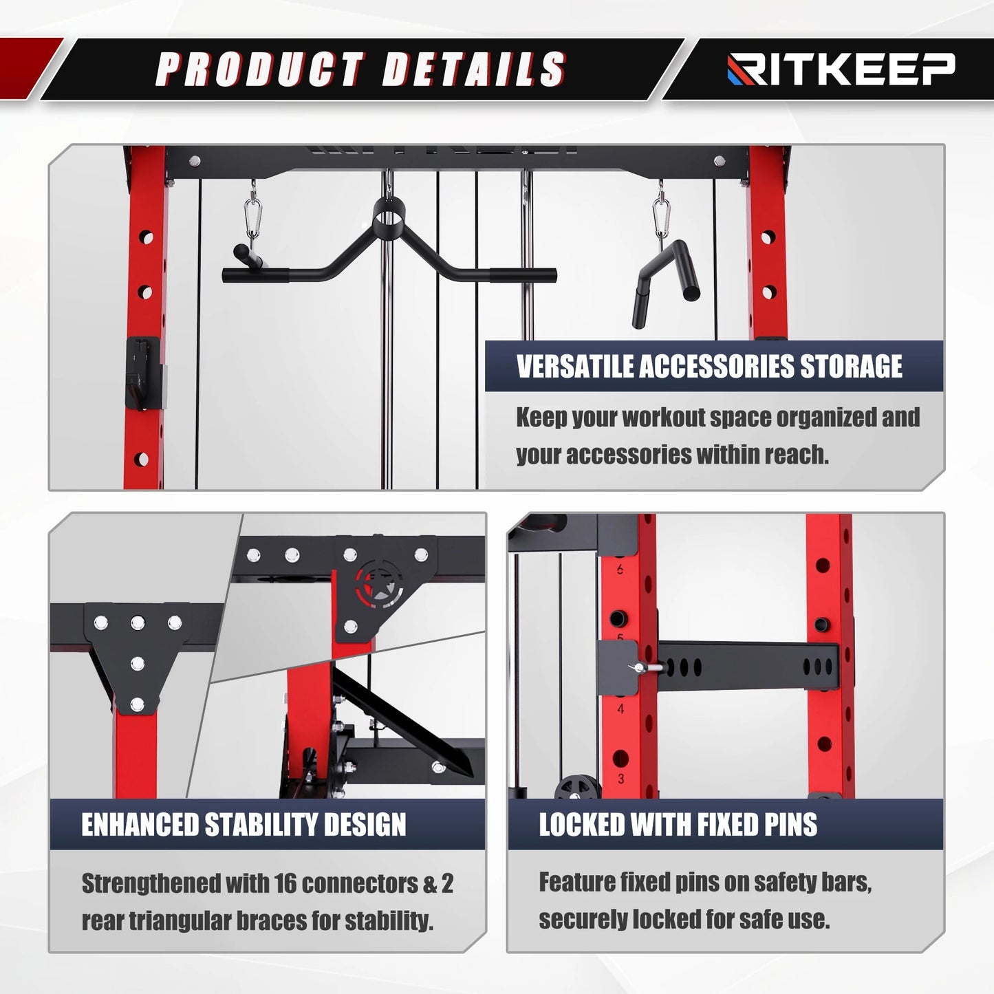 Destroyer M10 ALL-IN-ONE Power Rack Fitness Equipment Package