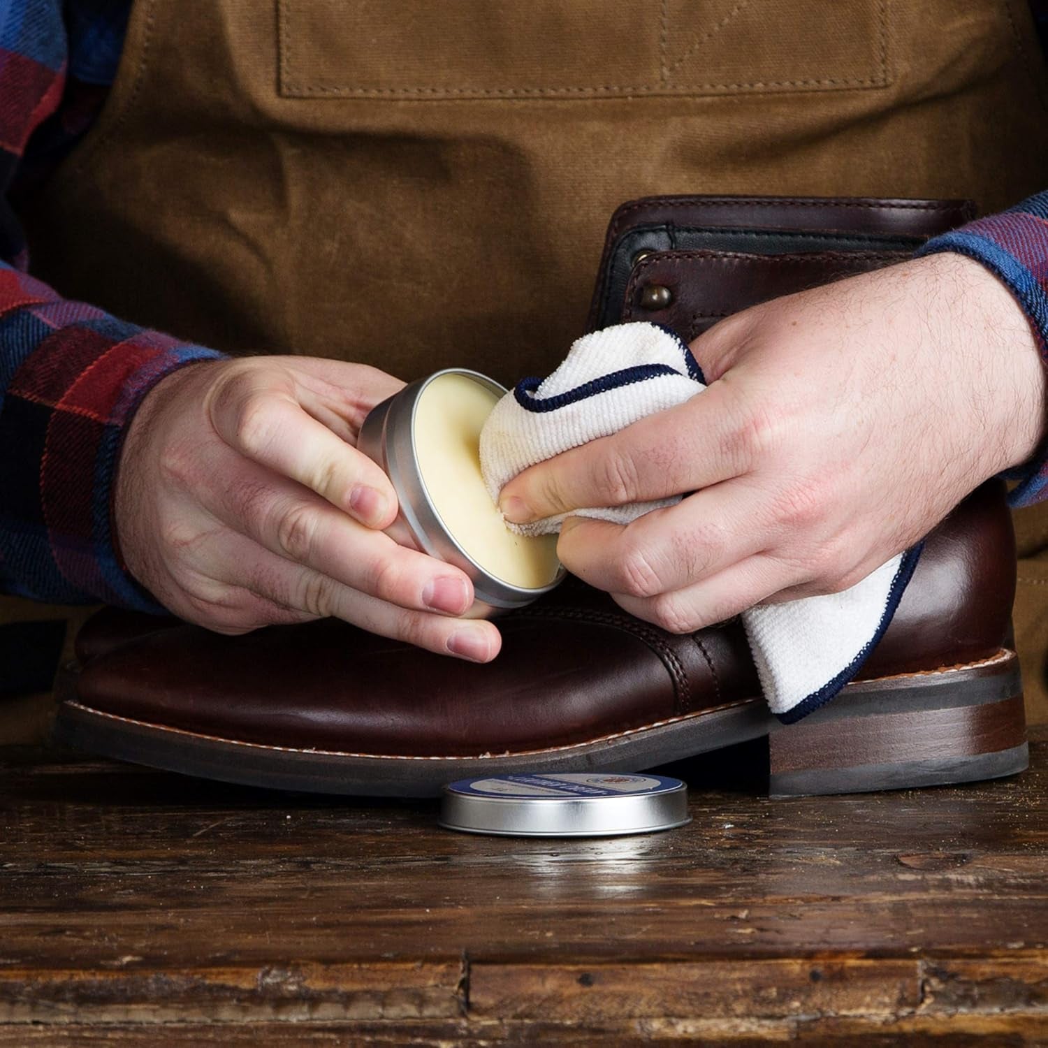 All Natural Leather Cream - Made with Triple Filtered Beeswax