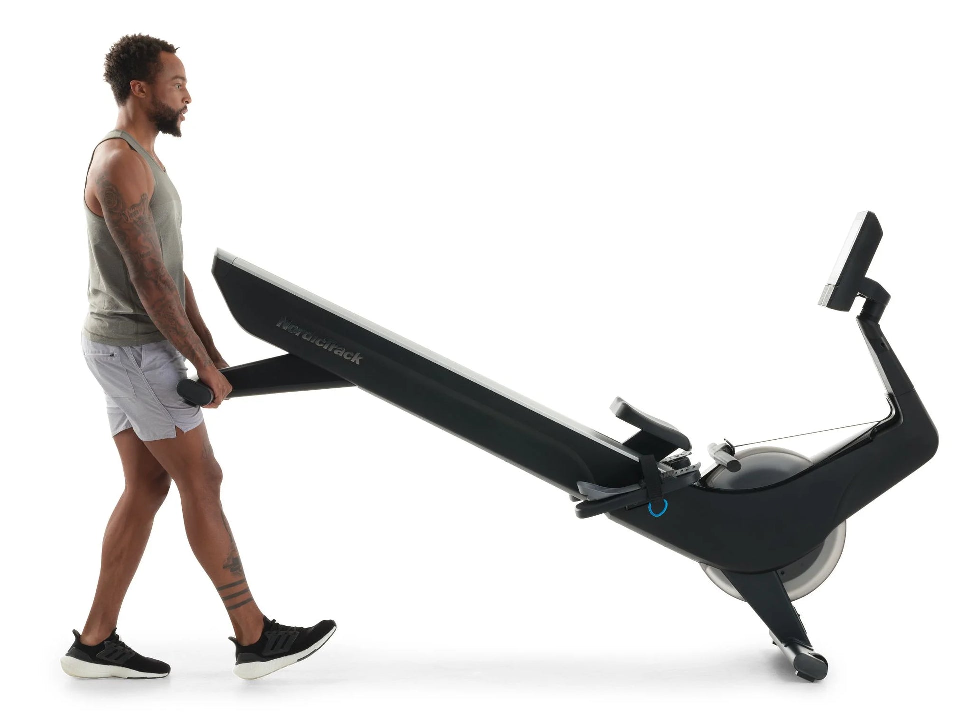 RW700; Ifit-Enabled Rower with 10 Inch Pivoting Touchscreen