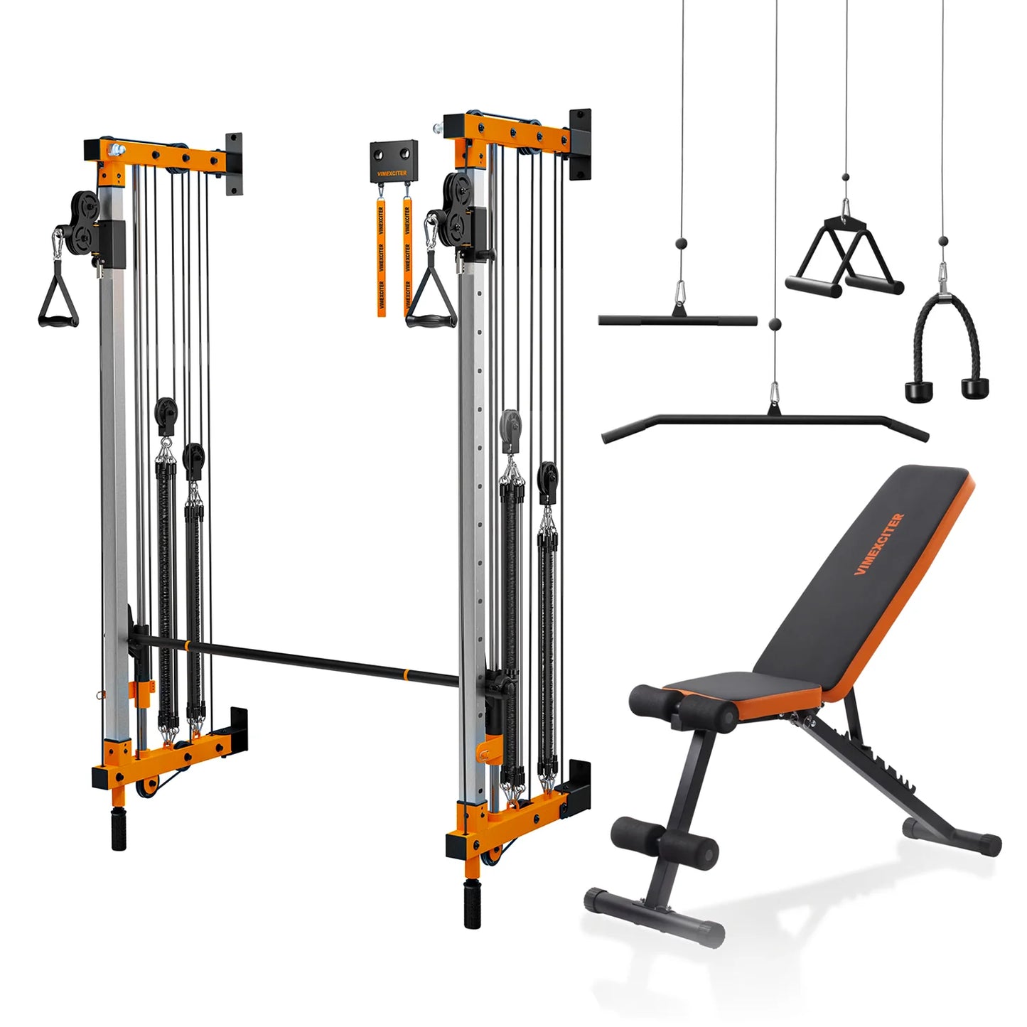 Folding Wall-Mounted Smith Machine