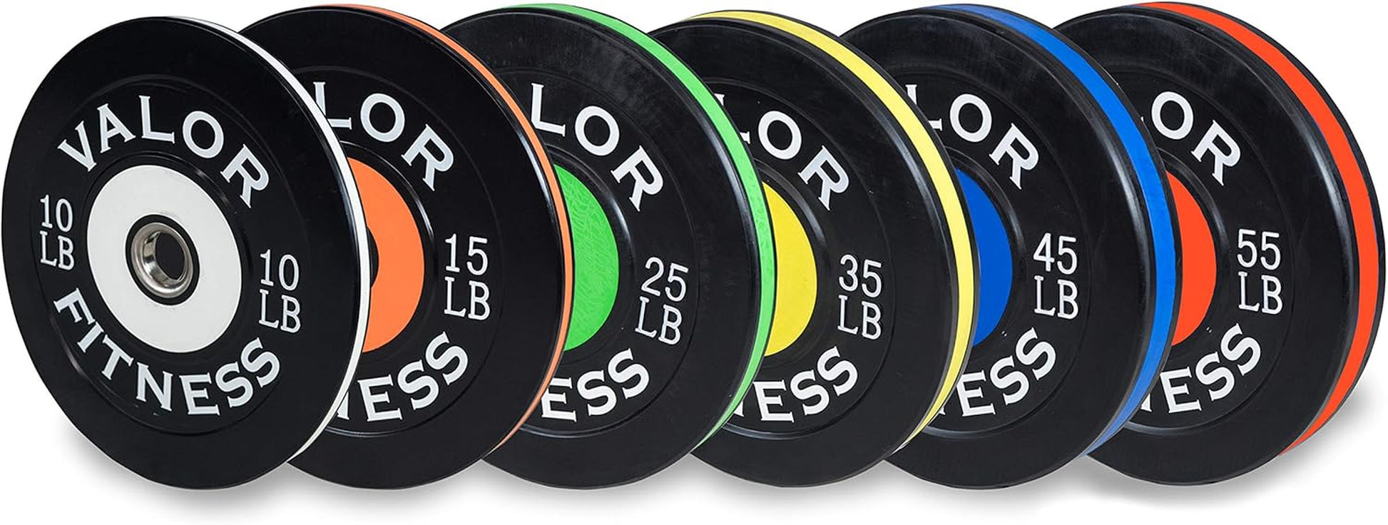 Olympic Bumper Plates for Weight Lifting Strength & Conditioning Cross Training Workouts Sold in Pairs Singles Sets