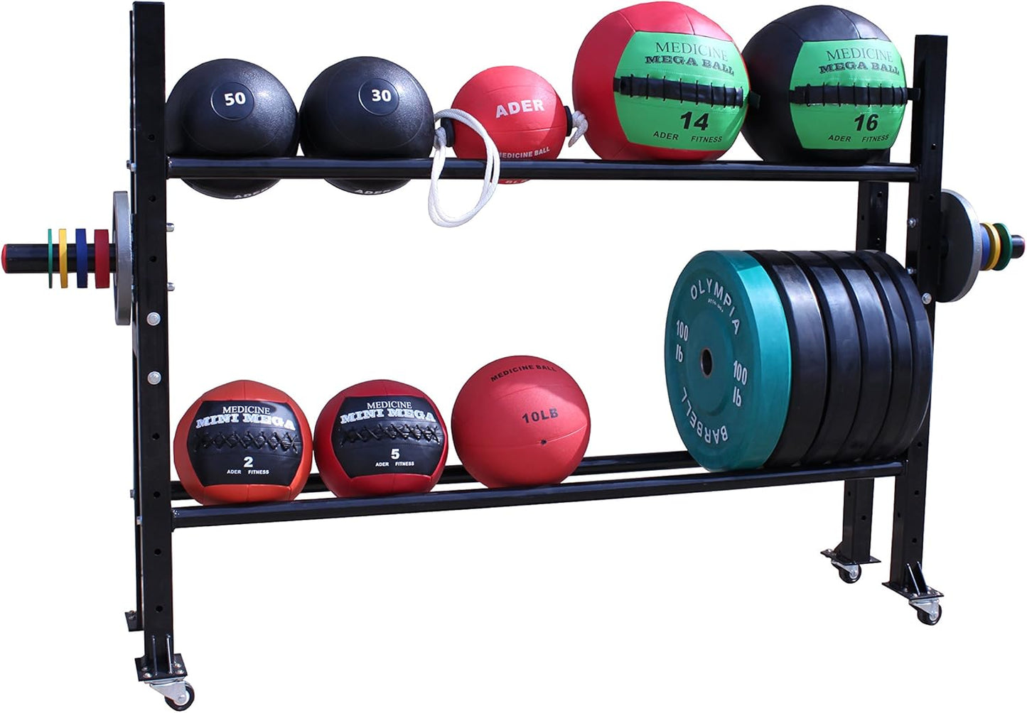 Ader Medicine Ball and Weight Plates Storage Rack