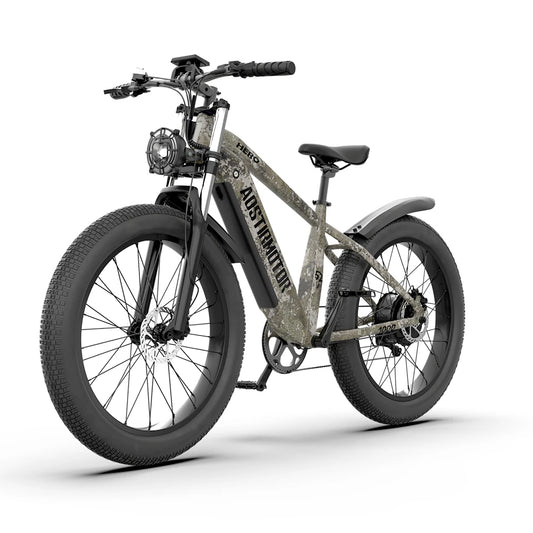 [US Direct] AOSTIRMOTOR HERO Electric Bike 1000W Motor 52V 20Ah Battery 26Inch Tires 30-45KM Max Mileage 140KG Max Load Oil Brakes Electric Bicycle