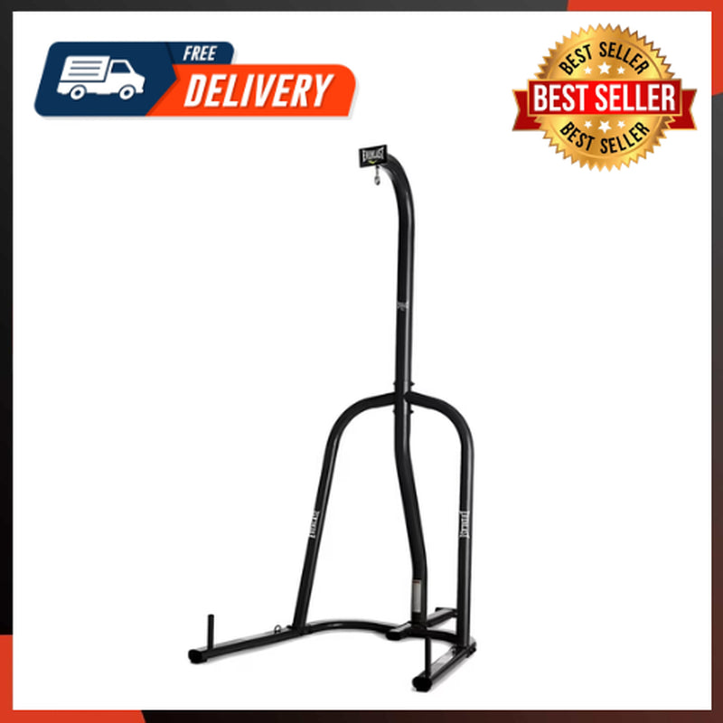 Heavy Bag Stand Boxing MMA Equipment, 100 Pound Capacity, Black