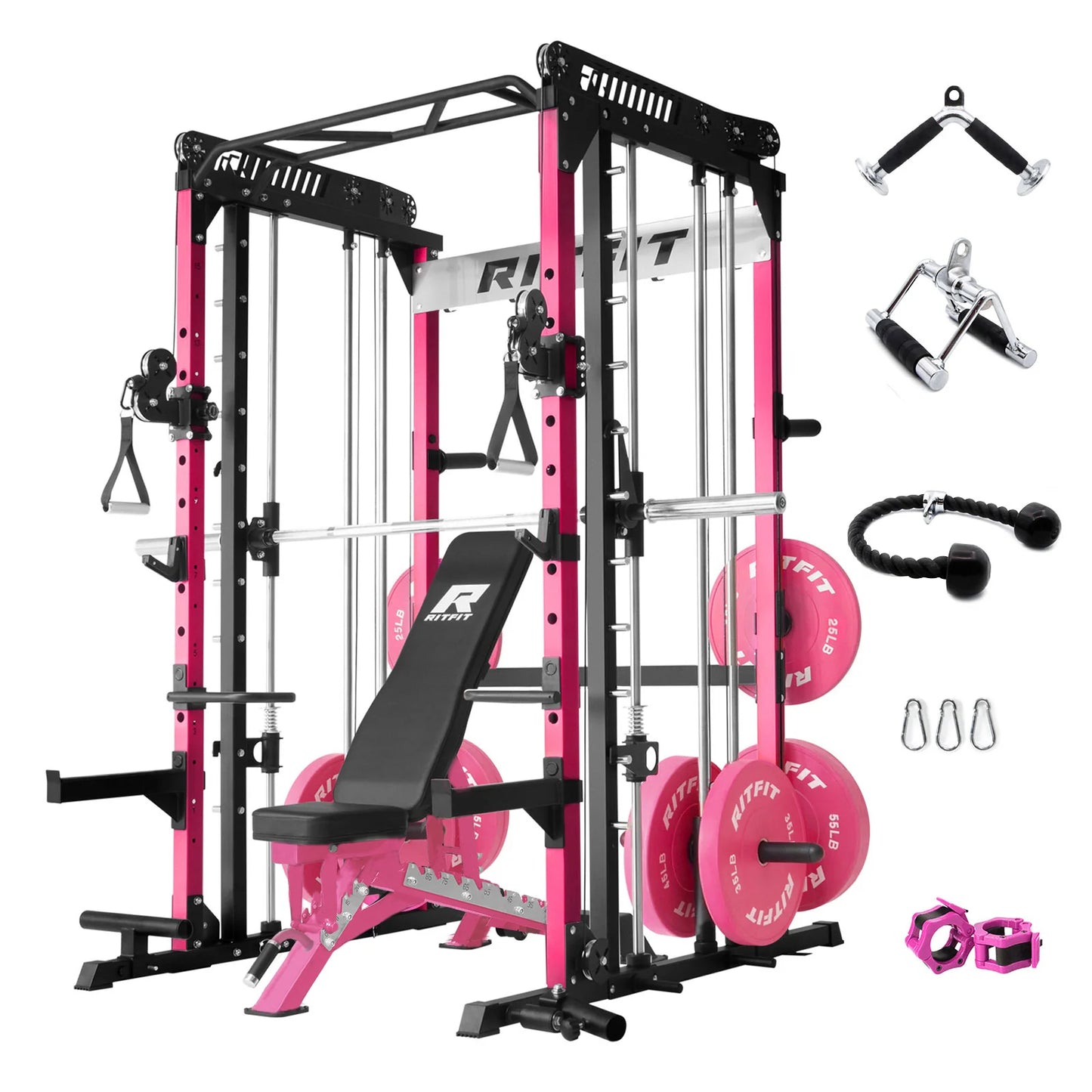 P6 All-In-One Pink Home Gym Package