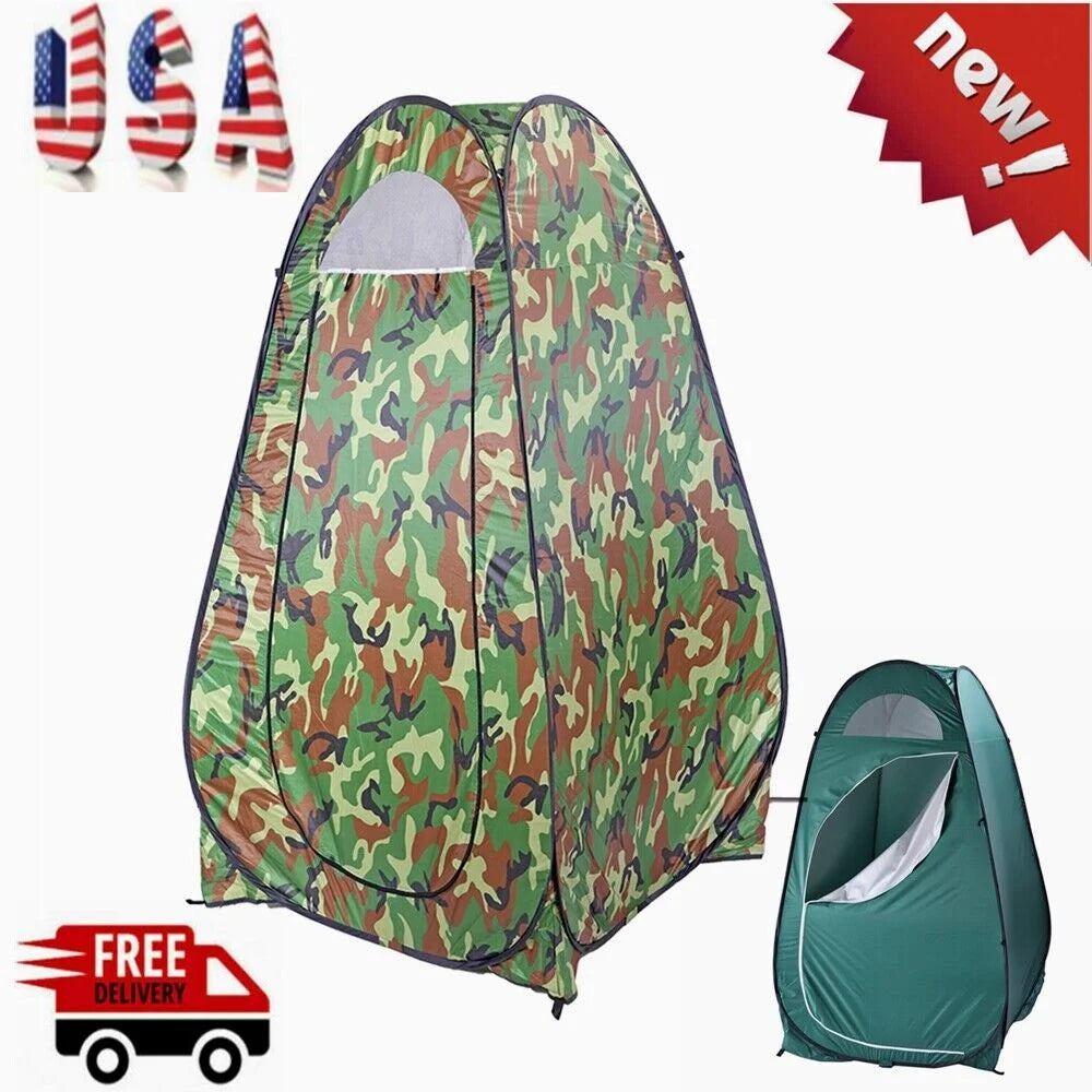 [US in STOCK] Camping Tent for Camping Biking Toilet Shower Beach Privacy Tent