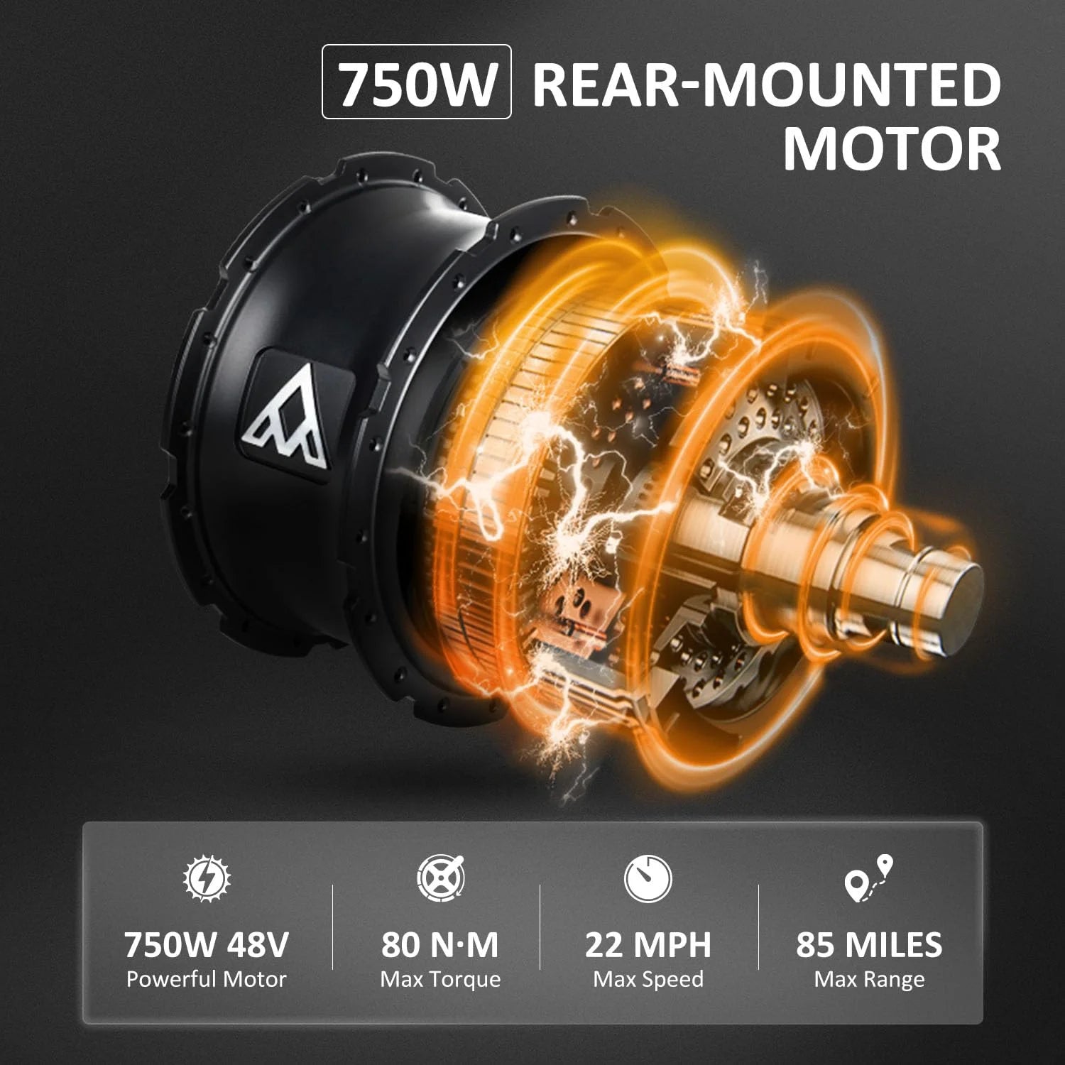 M330II 20 in 48 V 750W Electric Trike