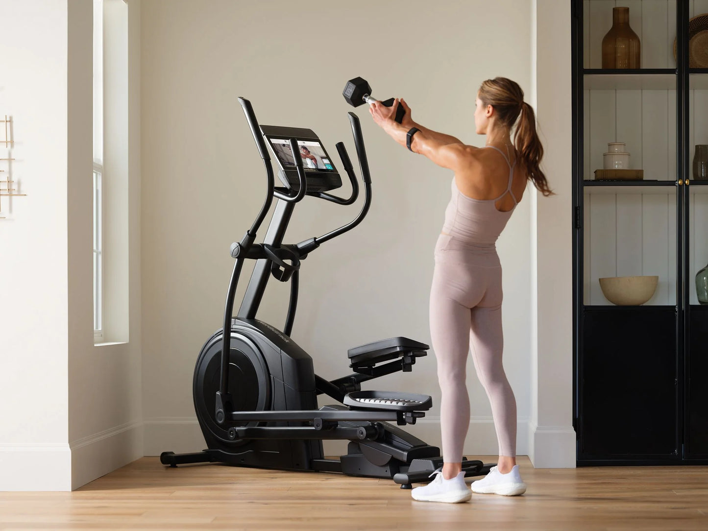 Airglide 14I Elliptical - Ifit-Enabled Low-Impact Cardio Trainer with 14” Touchscreen