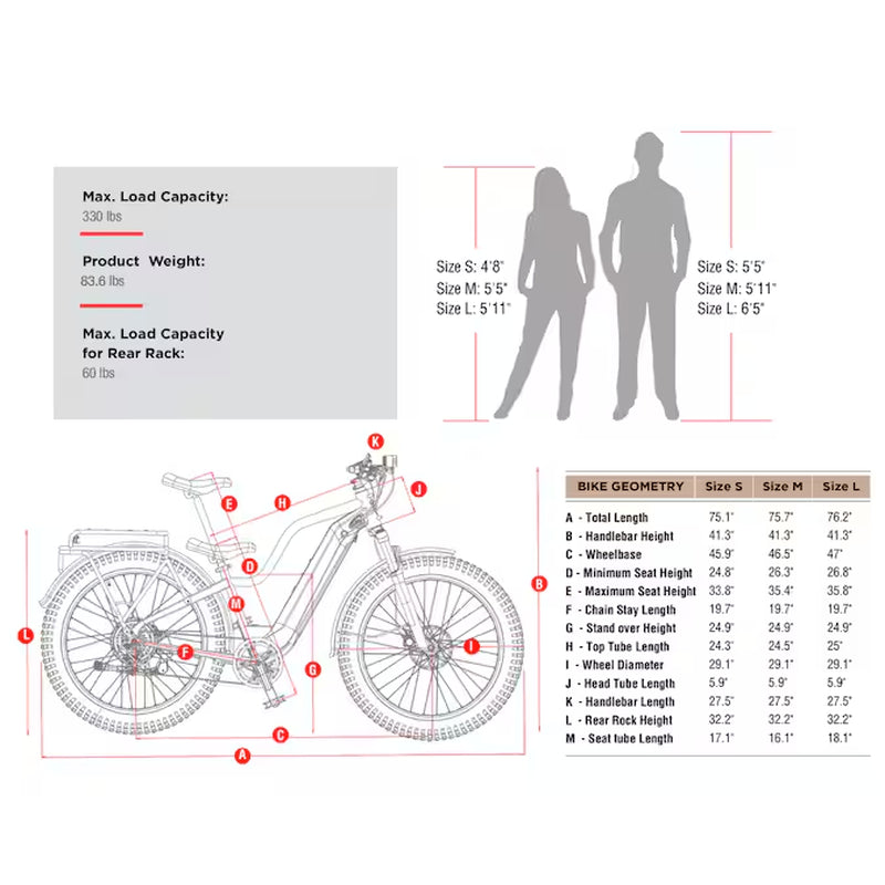 26-In Adult Unisex E-Bike