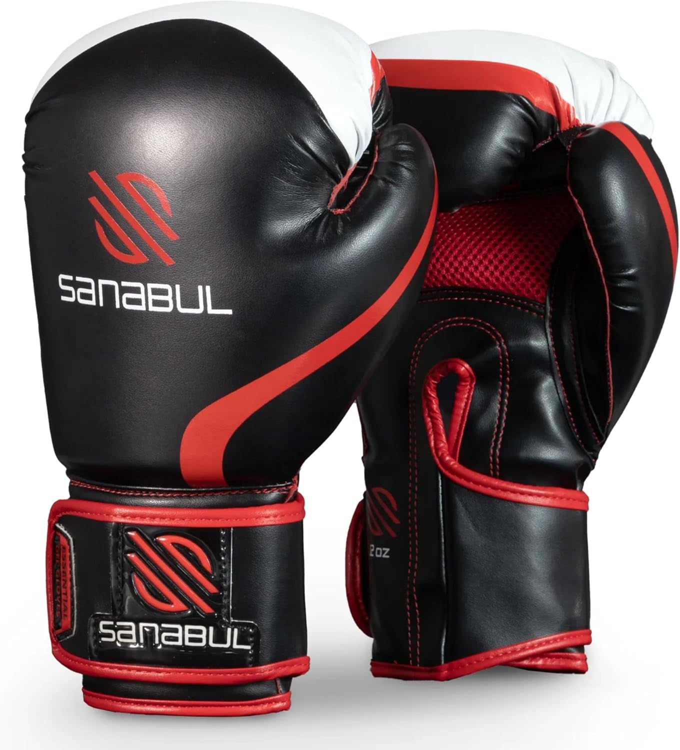 Essential Gel Boxing Gloves for Men & Women, Kickboxing MMA, Muay Thai Gloves and Heavy Bag Training Punching & Sparring