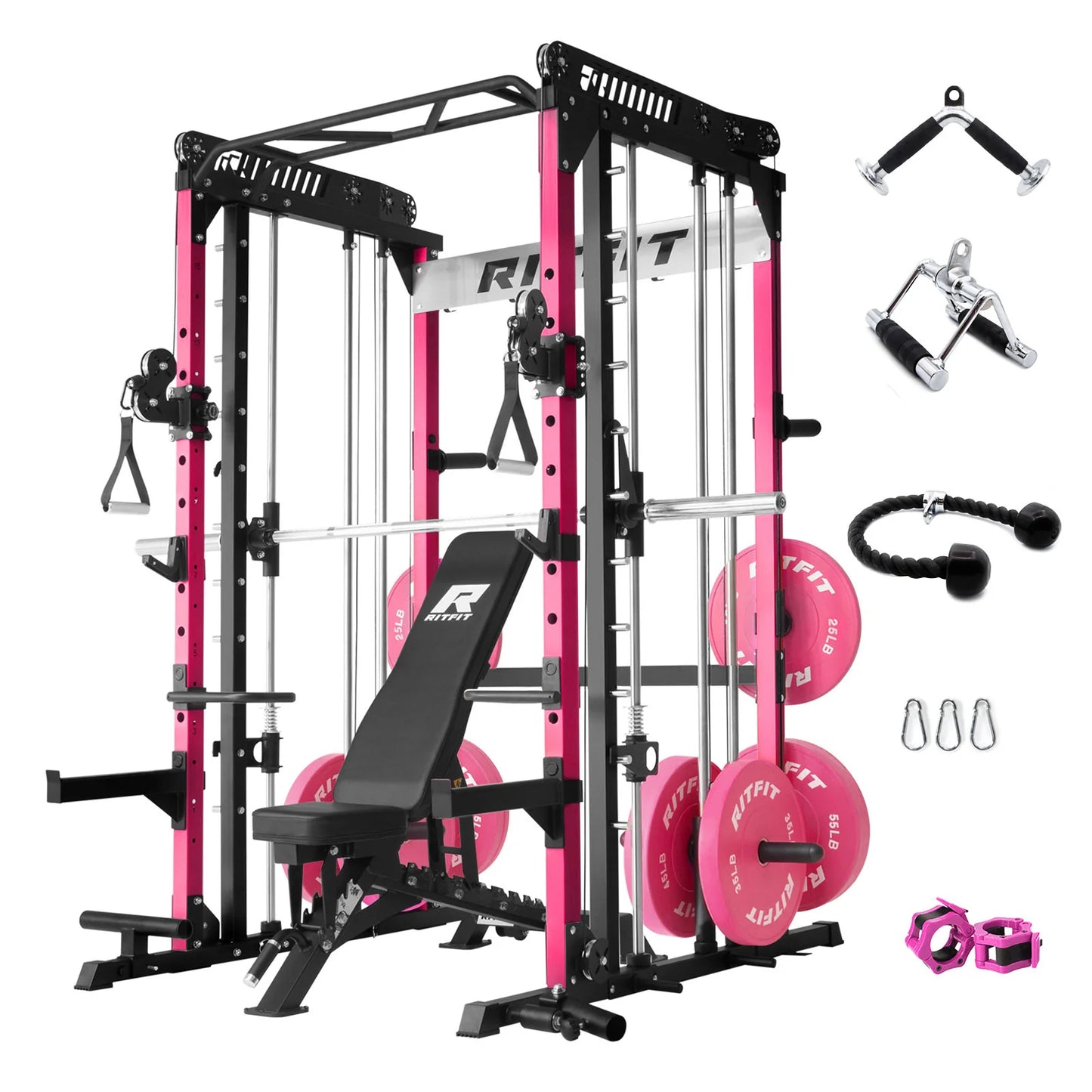 P6 All-In-One Pink Home Gym Package