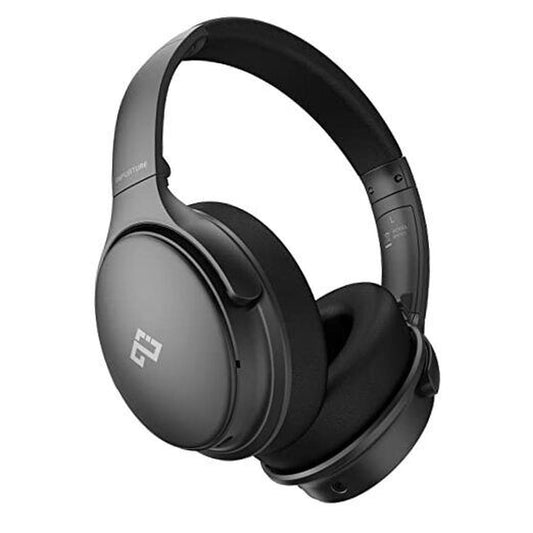 Active Noise Cancelling Headphones, H1 Wireless over Ear Bluetooth Black