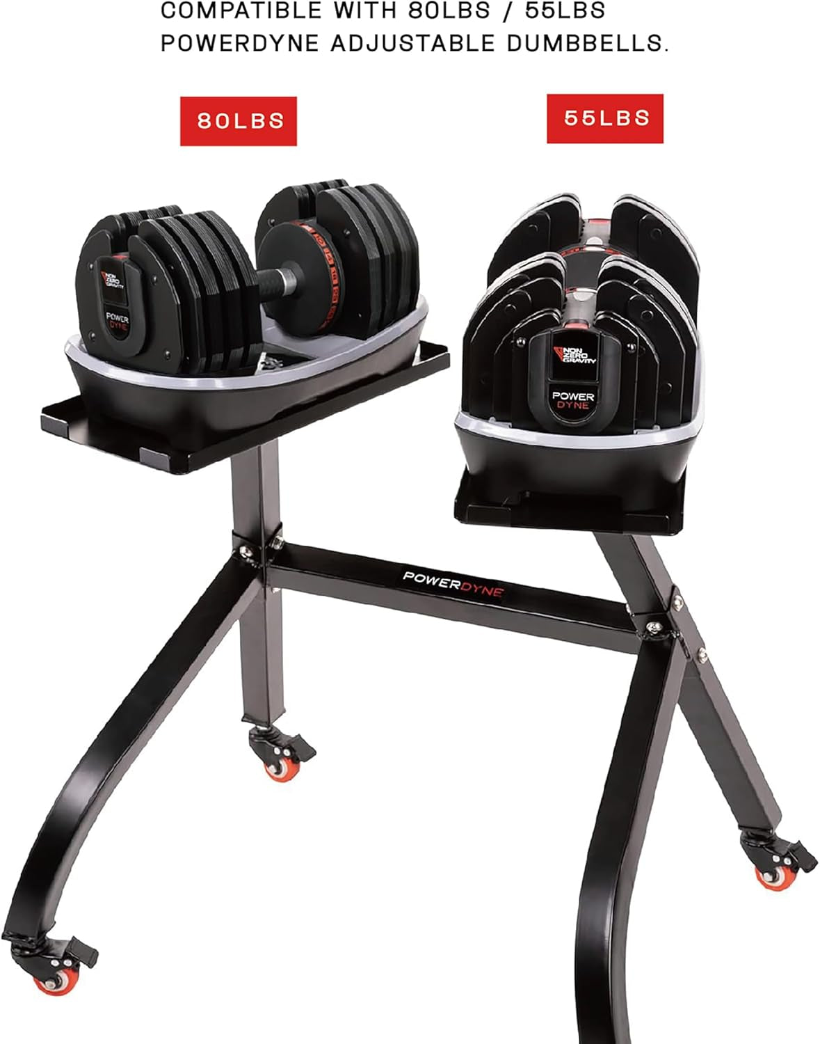 NZG Powerdyne Adjustable Dumbbell Weights 55Lbs/110Lbs 80Lbs/160Lbs