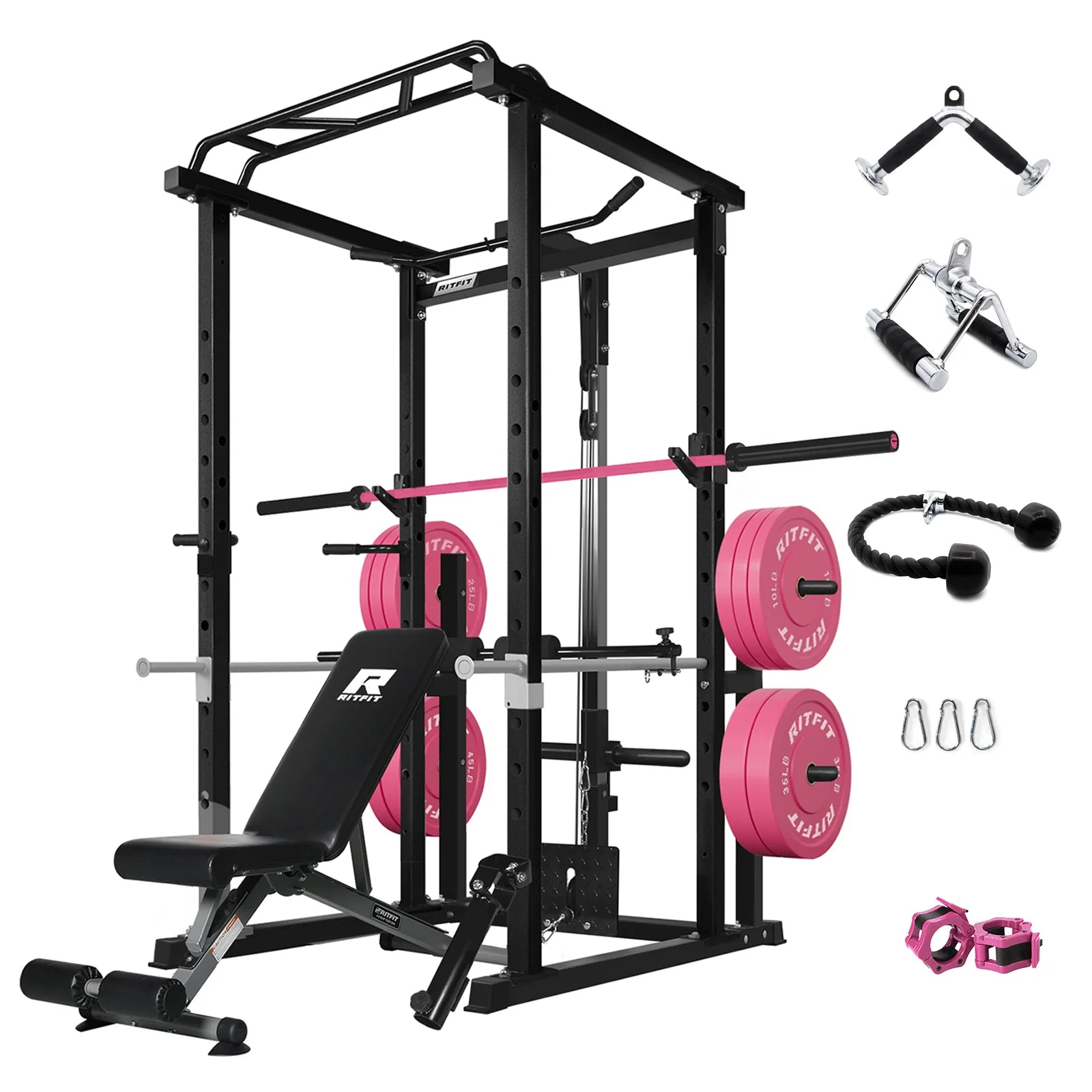 P6 All-In-One Pink Home Gym Package