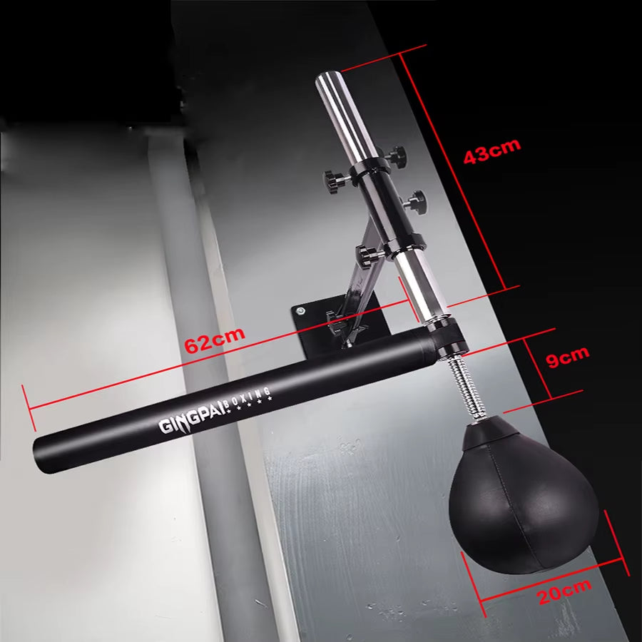 Wall-Mounted Boxing 360° Rotating Stick Target Wall-Mounted Speed Ball Sensitive Dodge Punching Target Boxing Reaction Target