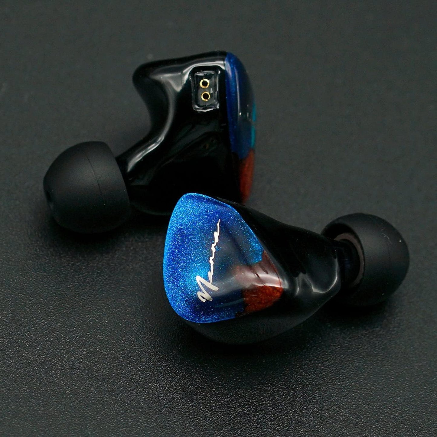 Hifigo in Ear Monitors Nanna 2.0 Pro Flagship Hifi Earphones 2 Electrostatic Driver 1 Dynamic Driver 1 Balanced Armature Hybrid 4 Driver Units 2 Pin Detachable Cable IEMS for Audiophile (Blue)