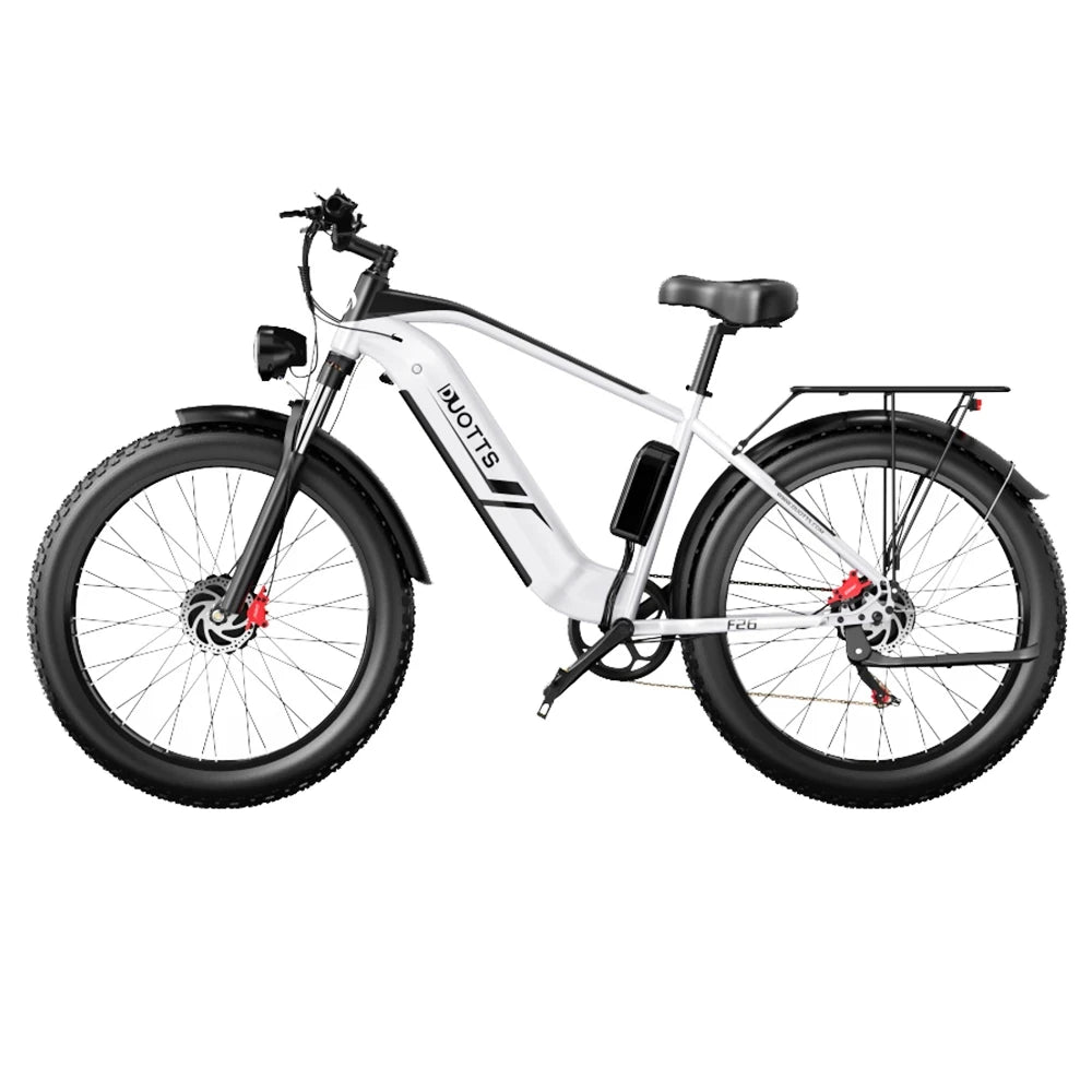 [EU DIRECT]  F26 Electric Bike 48V 20AH Samsungbattery 750W*2 Dual Motors 26*4.0Inch Fat Tires APP Support 50KM Max Mileage 150KG Max Load Electric Bicycle