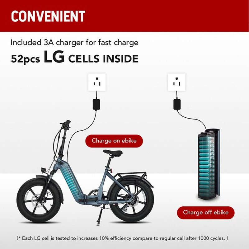 20-In Adult Unisex E-Bike