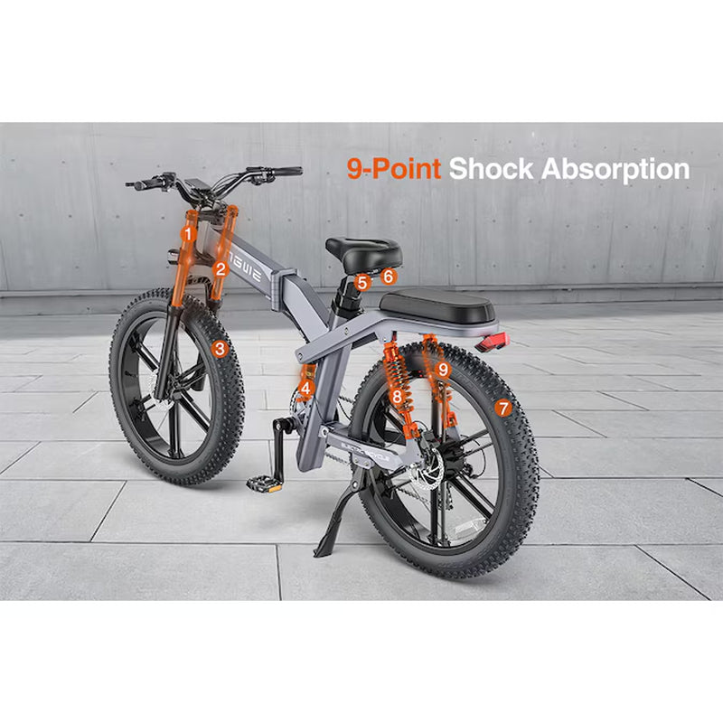 26-In Adult Unisex E-Bike