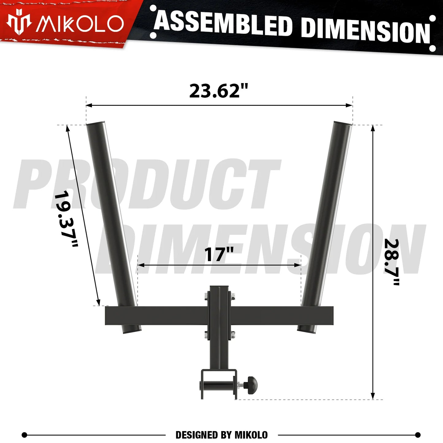 P5R 3X3 UPRIGHT POWER RACK with LEG CURL and EXTENSION ATTACHMENT