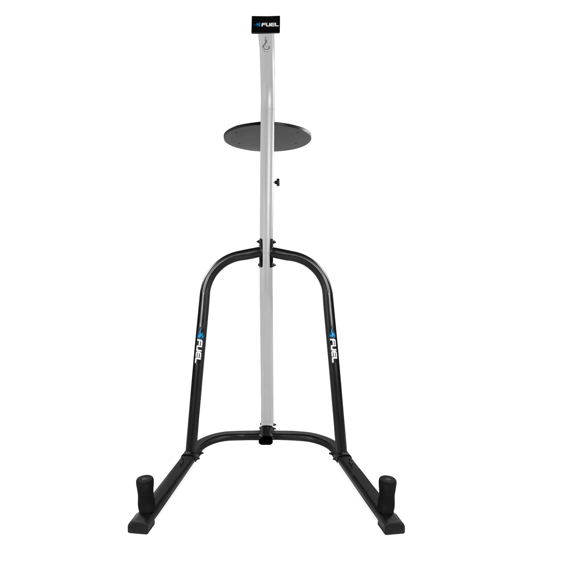 Heavy Bag Stand with Speed Punching Bag Platform, White