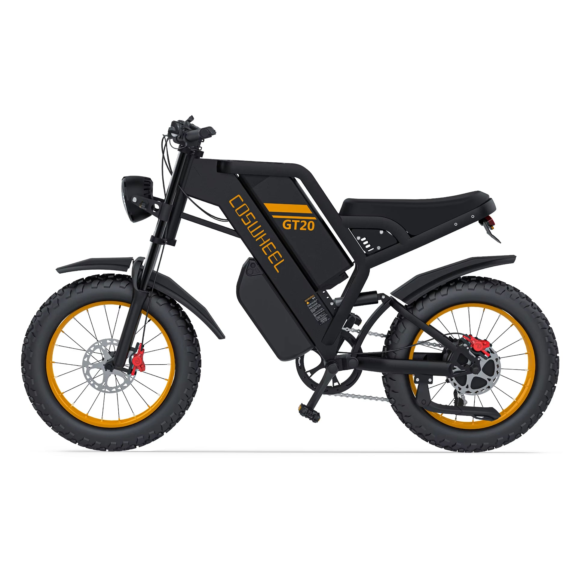 GT20 MAX EBIKE 2000W 60V 40Ah Fat Tire Powerful Electric Bike SAMSUNG BATTERY CELL Dual BATTERY Adult Mountain Ebike