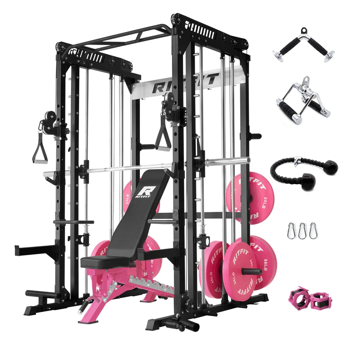 P6 All-In-One Pink Home Gym Package