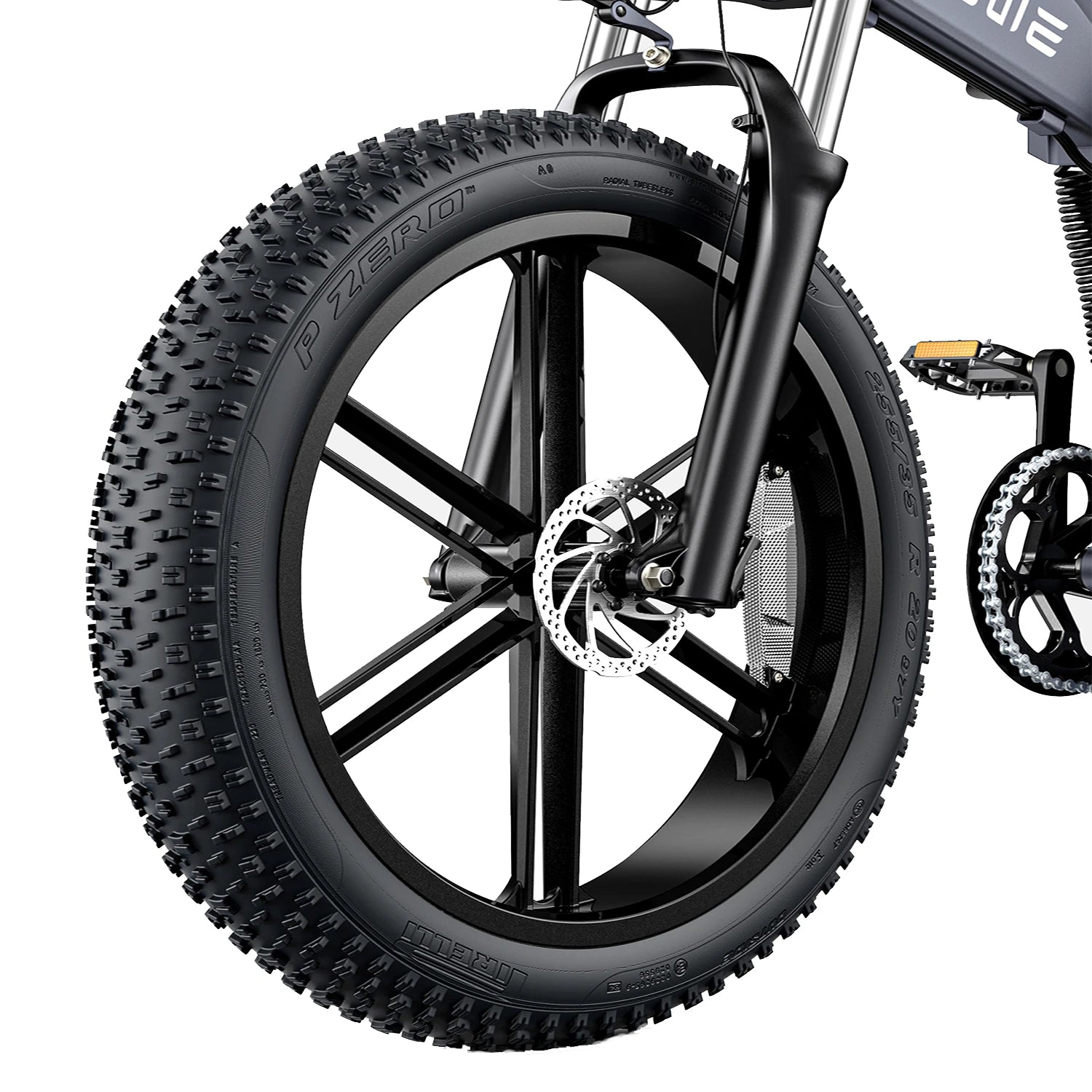 [EU DIRECT]  X26 Electric Bike 19.2Ah+10Ah Dual Batteries 1000W Folding Electric Bike 26*4.0 Inch Fat Tire 120-150Km Mileage Range E Bike for Mountain Snowfield Road Triple Suspension System Dual Oil Disc Brake for All-Terrain Roads Mountain E-Bike