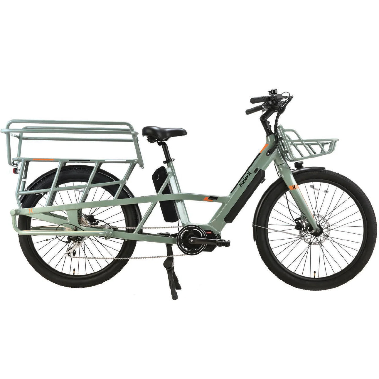 Woodrow 19-Inch Electric Bike, Green