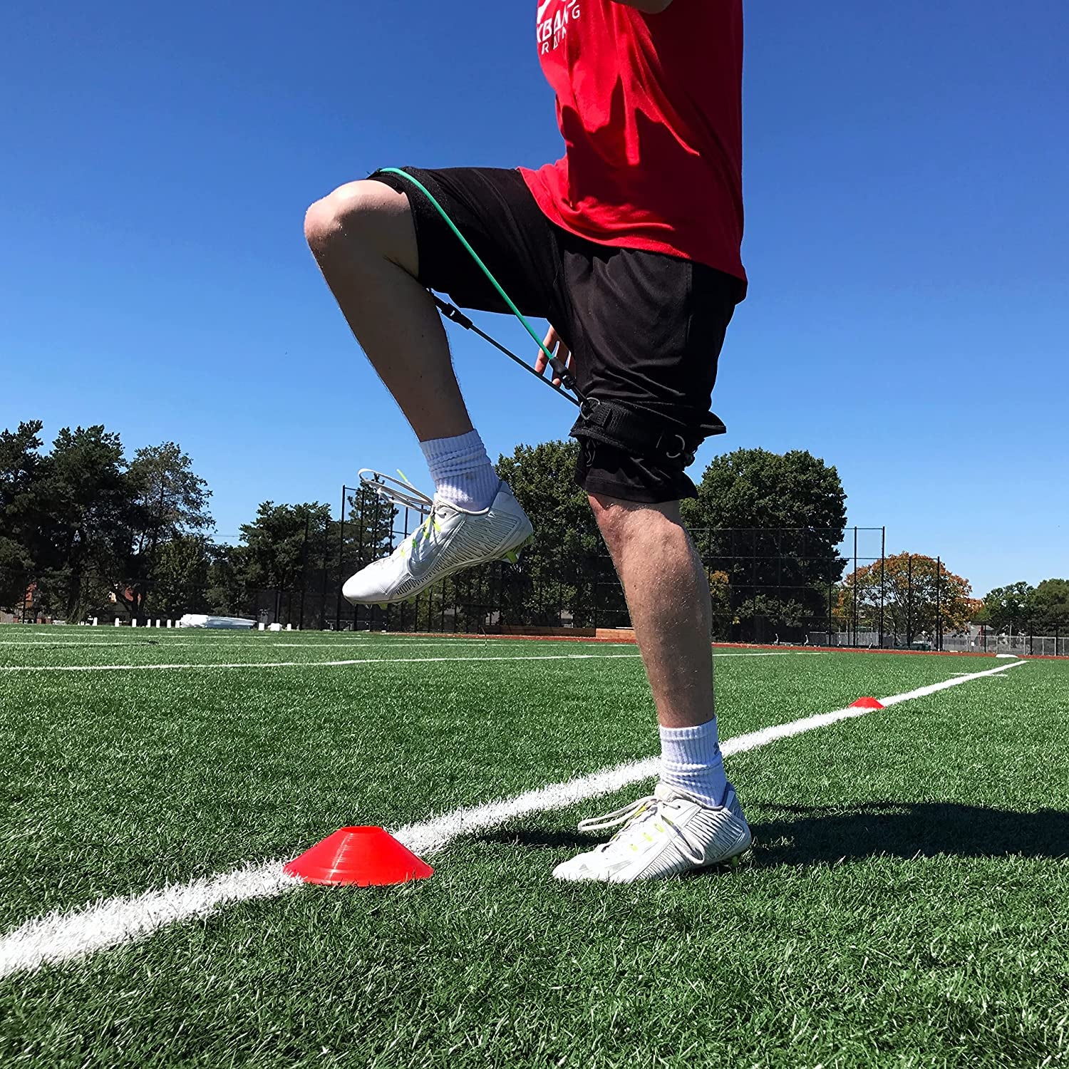 Kbands | Speed and Strength Leg Resistance Bands | Includes Speed 101 and Agility FX Digital Training Programs - Sizes for Youth, Intermediate, and Advanced Athletes