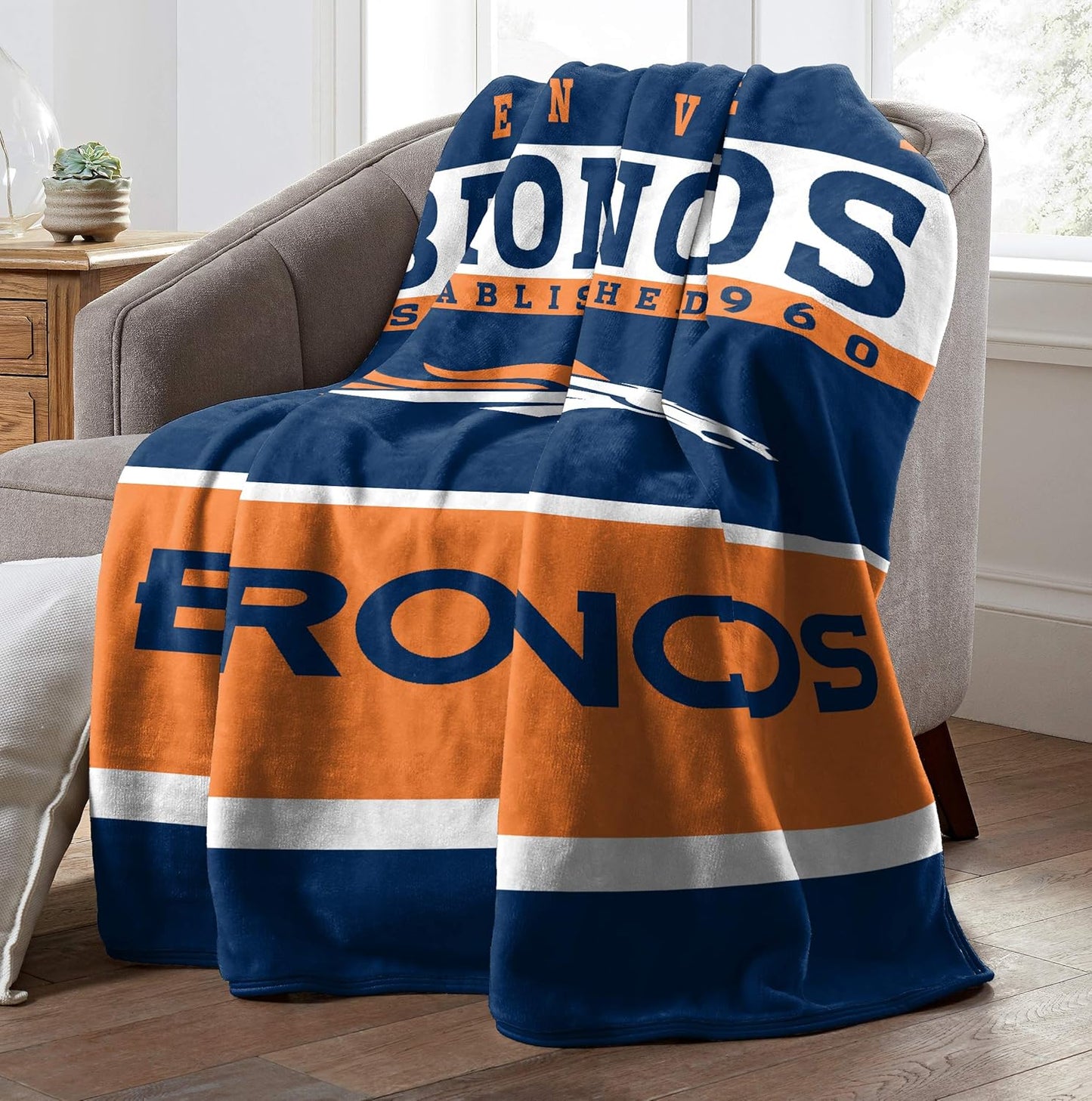 NFL Unisex-Adult Raschel Throw Blanket