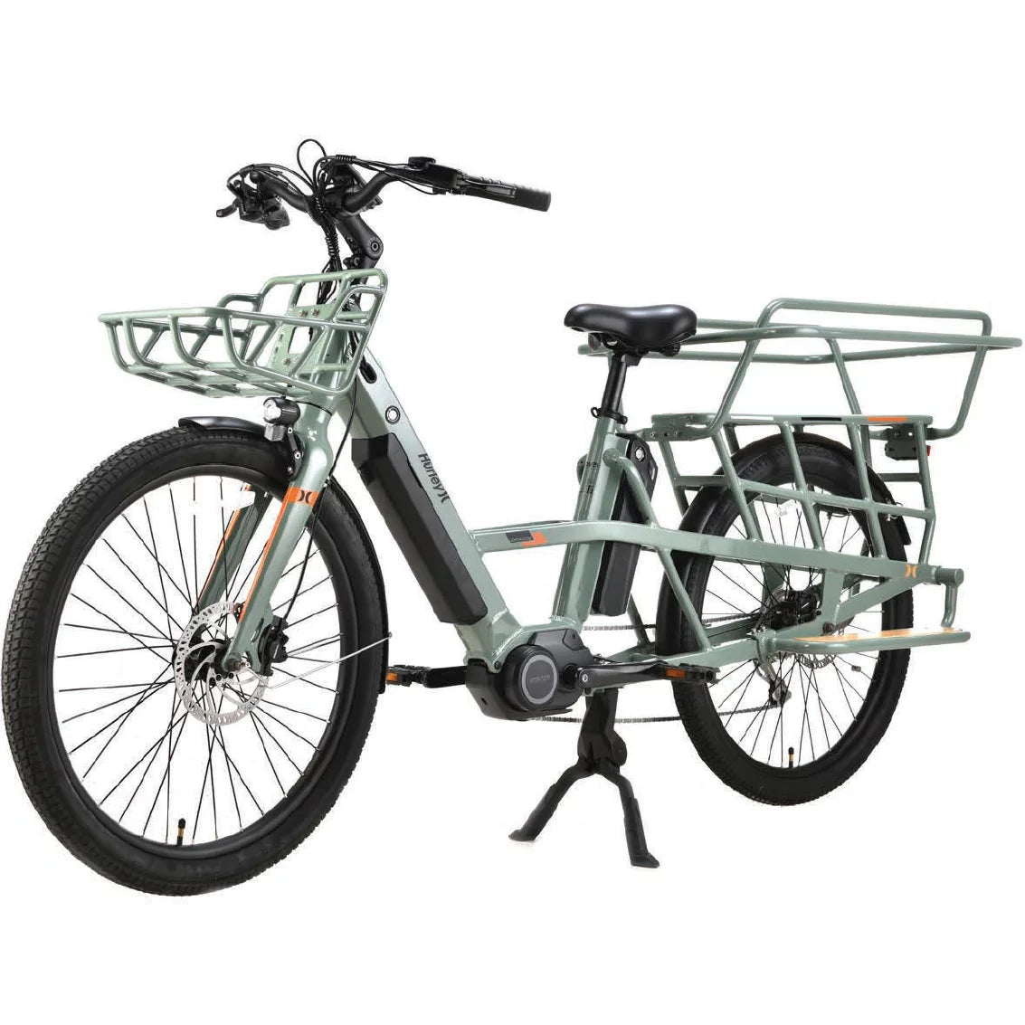 Woodrow 19-Inch Electric Bike, Green