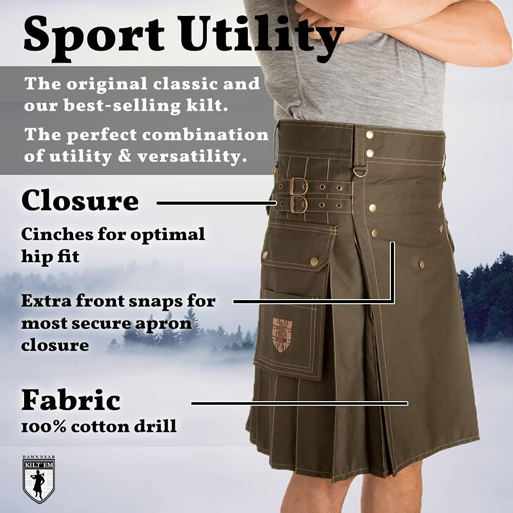 Men'S Sport Utility Kilt